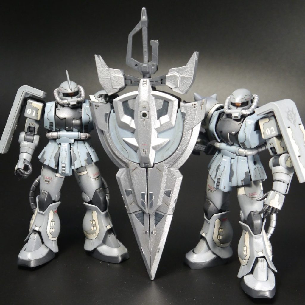 HGザクII +量産型ジオニックソード｜オッサムライさんのガンプラ作品