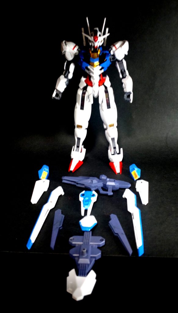 シールド分解ショット📷エアリアル専用スタンド買えなかったので、劇中のシーンは再現出来ず…お店で、スタンドの空箱だけ見ました。