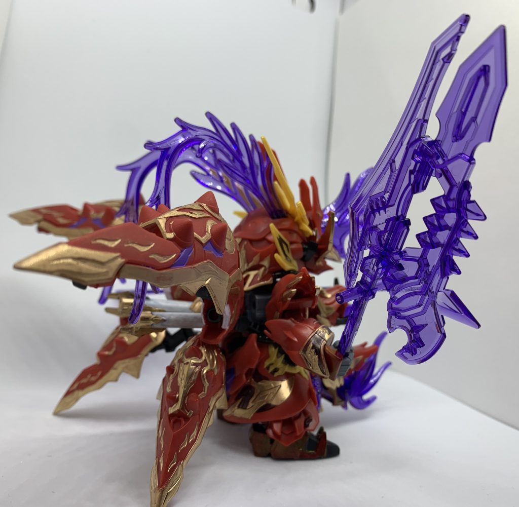 昔のSDも良かったですが、最新のキットはスタイルが素晴らしいですね♪大満足です。ご覧いただきありがとうございました(^^)