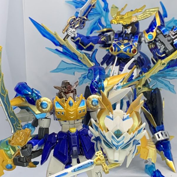 蒼龍フルアーマー騎士、白虎アーマー英傑