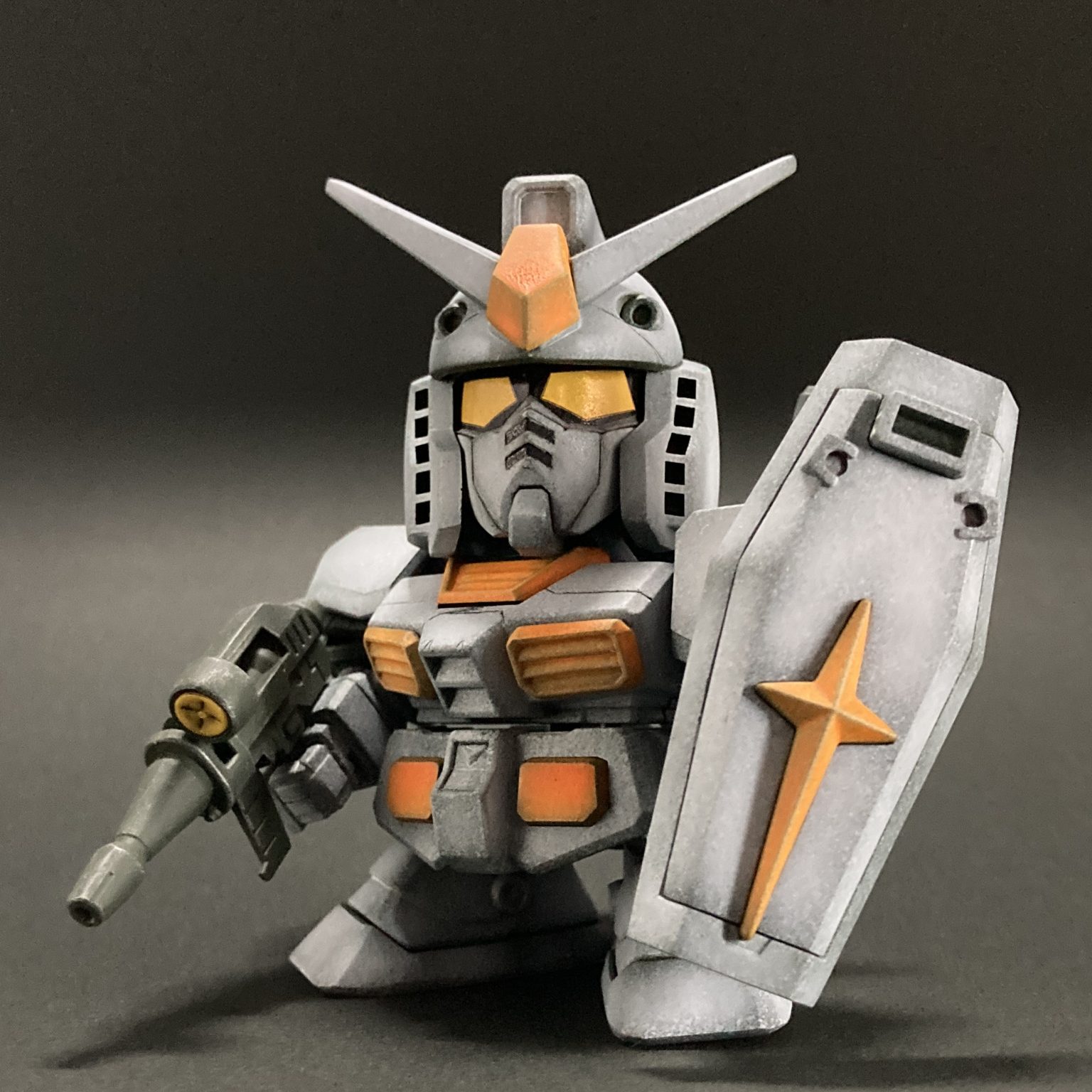 時間指定不可】 【EG】ガンダム冬期迷彩塗装 ガンプラ ジャンク 完成品 