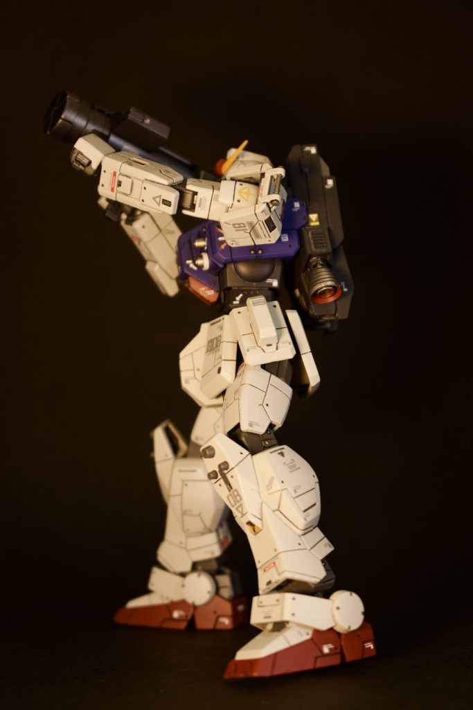 陸ジムとのミキシングですので、ネットガンランチャーやバズーカもあります!