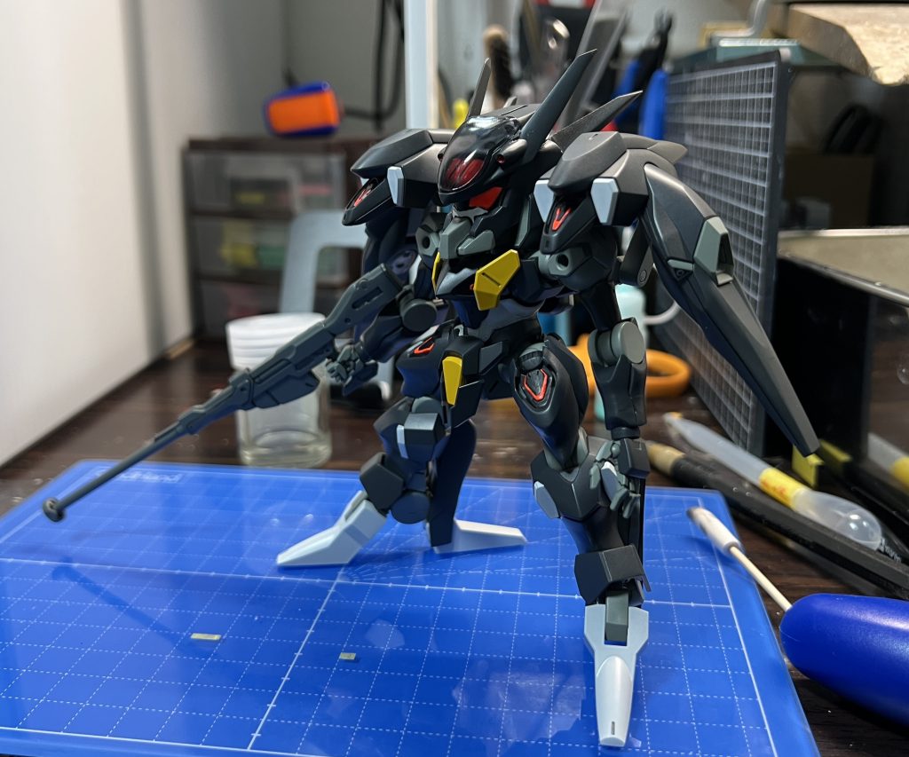 塗装スミ入れが終わった状態です、この後デカールとトップコートで完成です。