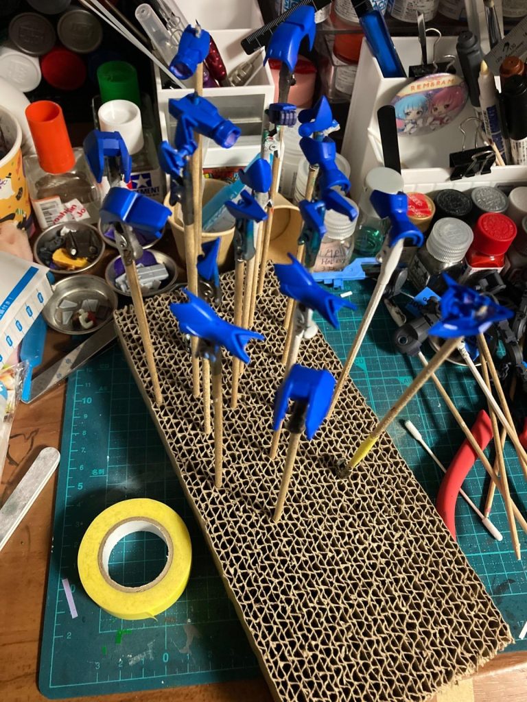 4回くらい重ね塗りしました( ˇωˇ ) ﾌｩ…