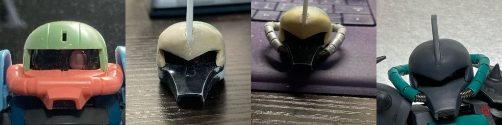 元のザク感は結構消せたと思う