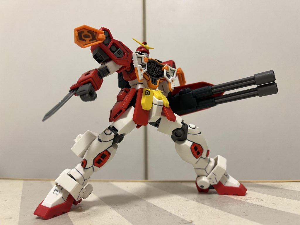 上半身一斉射撃!