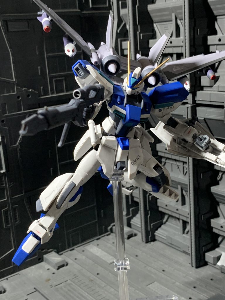 空中から射撃。