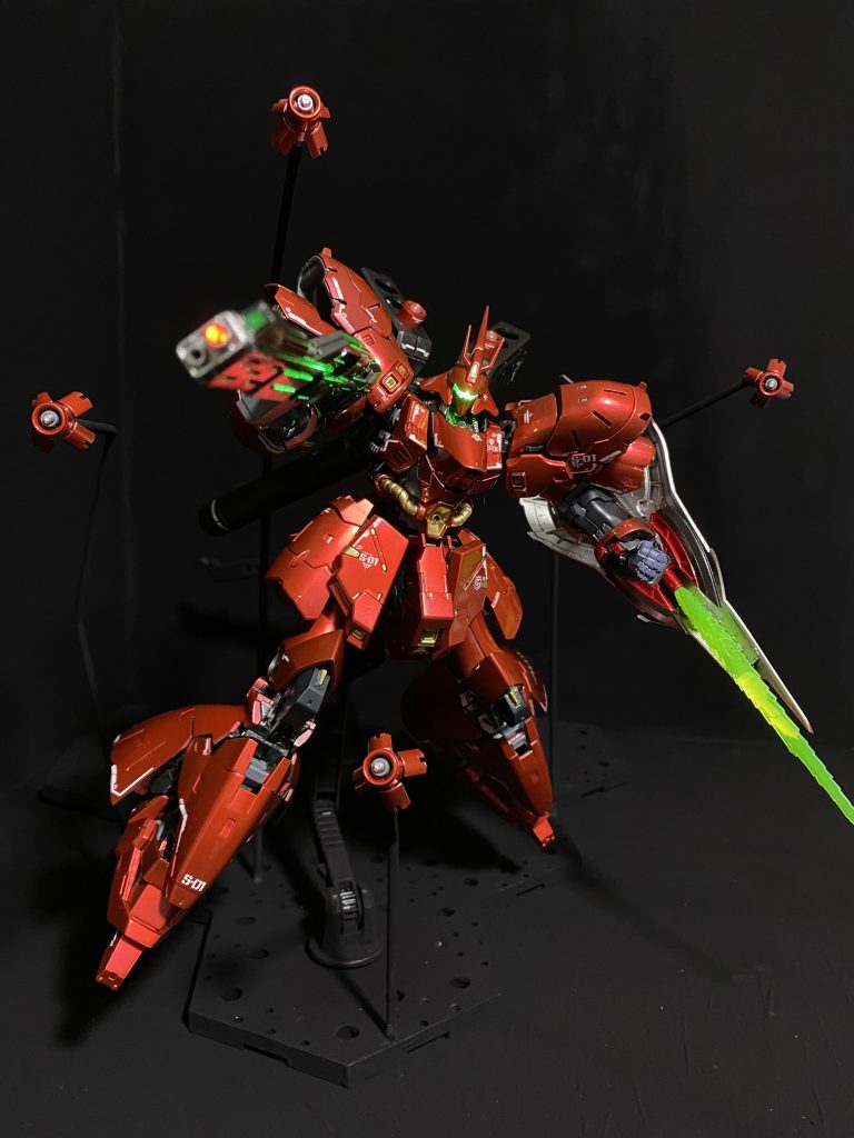 製作工程は撮影してなかった_(:3 」∠)_写真の為だけに支柱・壁等を黒色無双で無双した(塗りたくった)