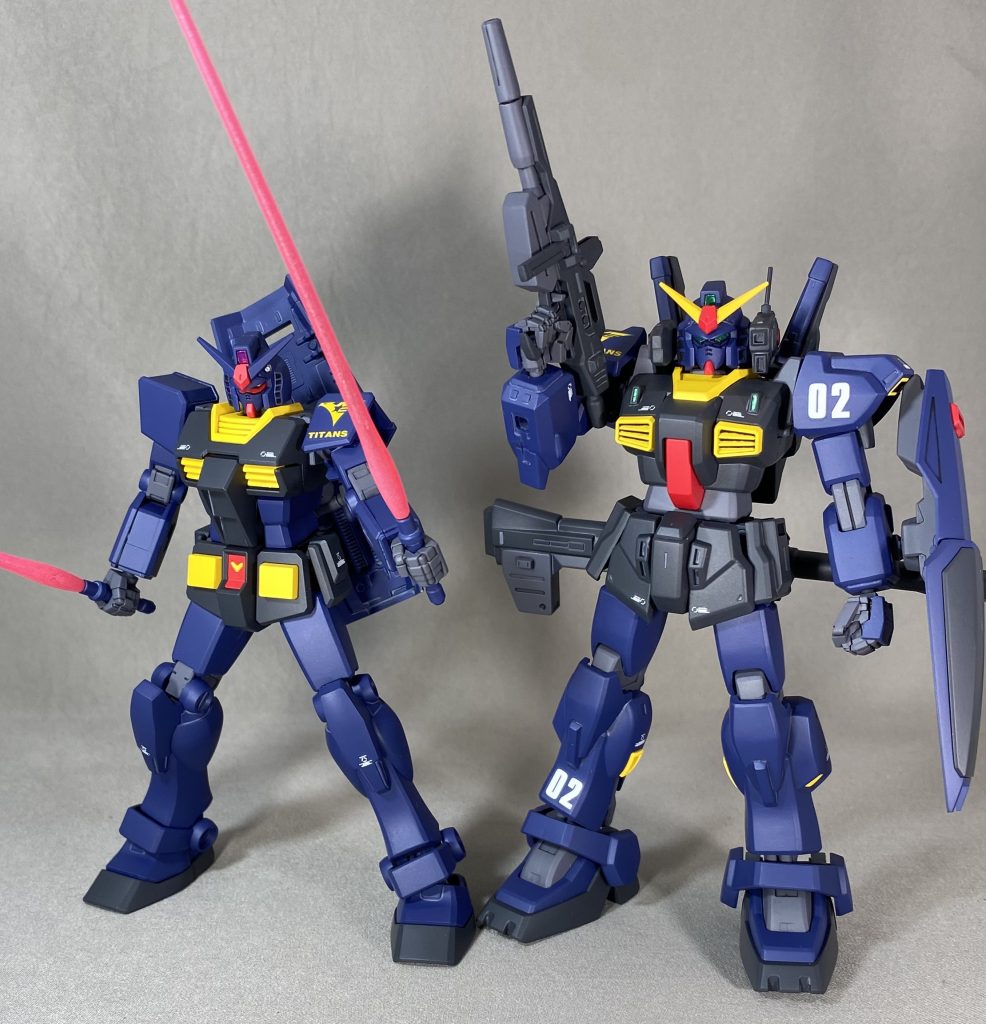 以前作ったガンダムティターンズカラーと