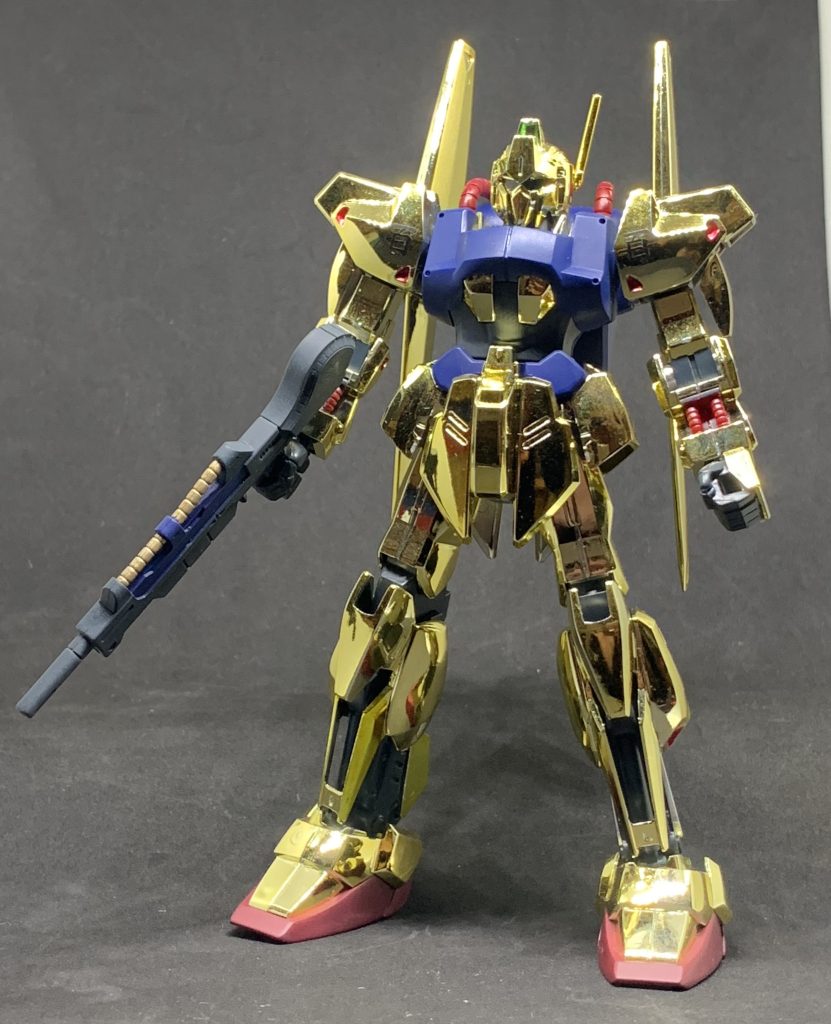 どノーマルですが、非メッキ部品は合わせ目消しと全塗装をしています。