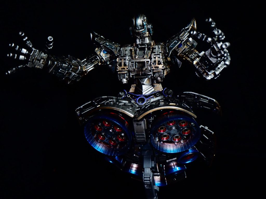 見えなくなると分かっていても内部フレームも全て塗り分けしたジオングちゃん😌