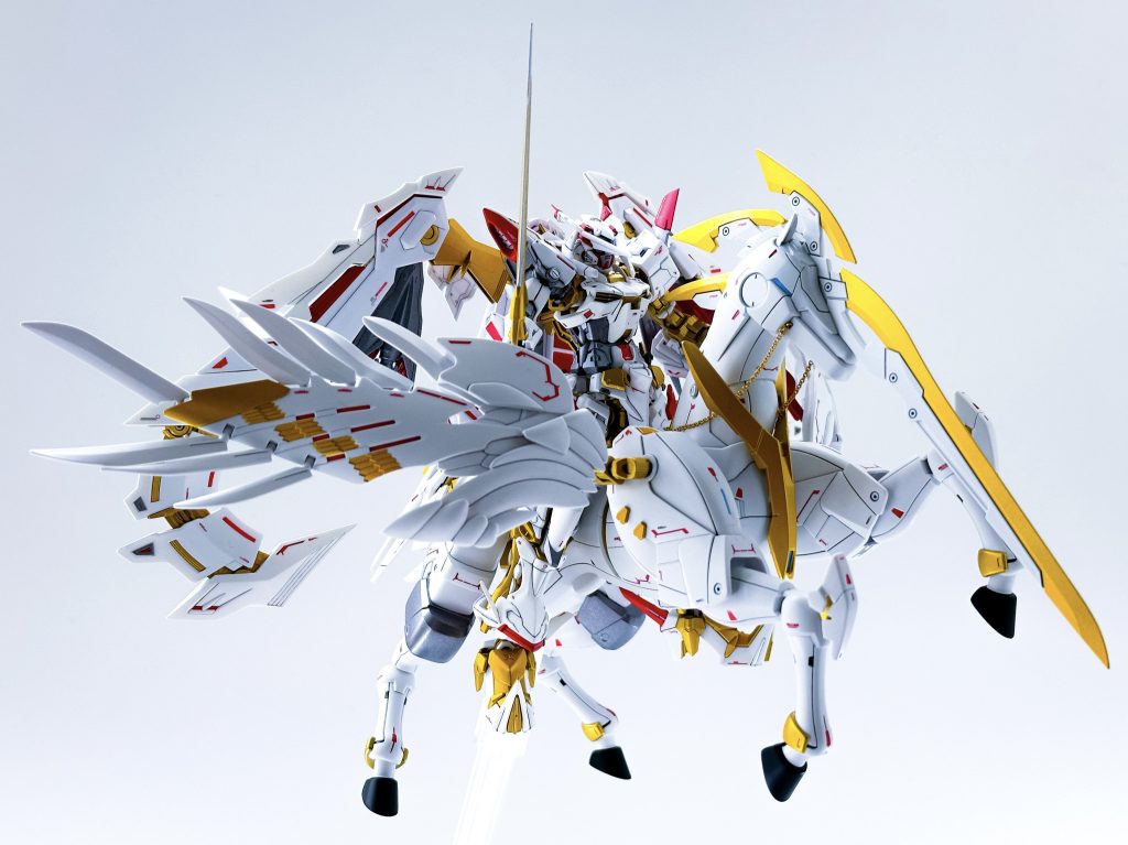 並べた時や騎乗した時にRGとHGの密度差を感じないように仕上げたつもりです✨✨