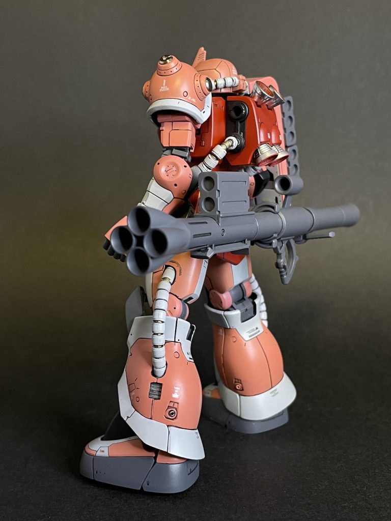 後方このアングルから見ると、パイプのグレー色が全体のアクセントになり、面白い配色になったなあと感じました。でもコレ、好みが分かれそうです。