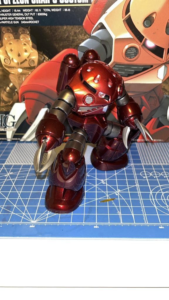 HGUC シャア専用ズゴック　オリジン版風キャンディ塗装–4枚目/制作者：ootoro