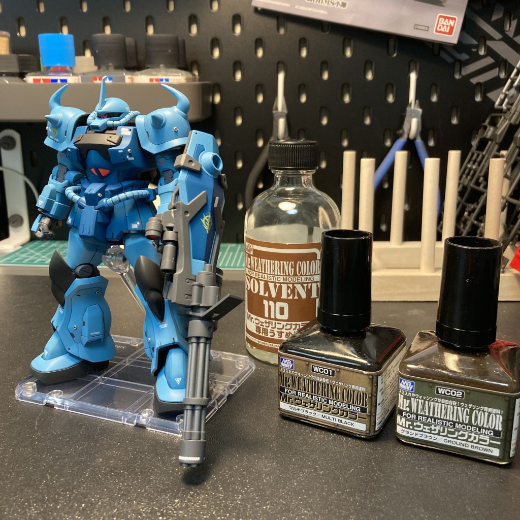 ウェザリング直前。初挑戦なんでドキドキでした。