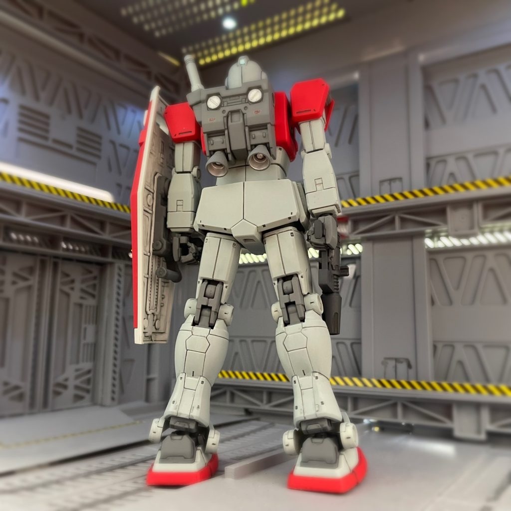 バックショット余りモノの寄せ集めですが、オリジン系のジムは思った以上にカッコいいです