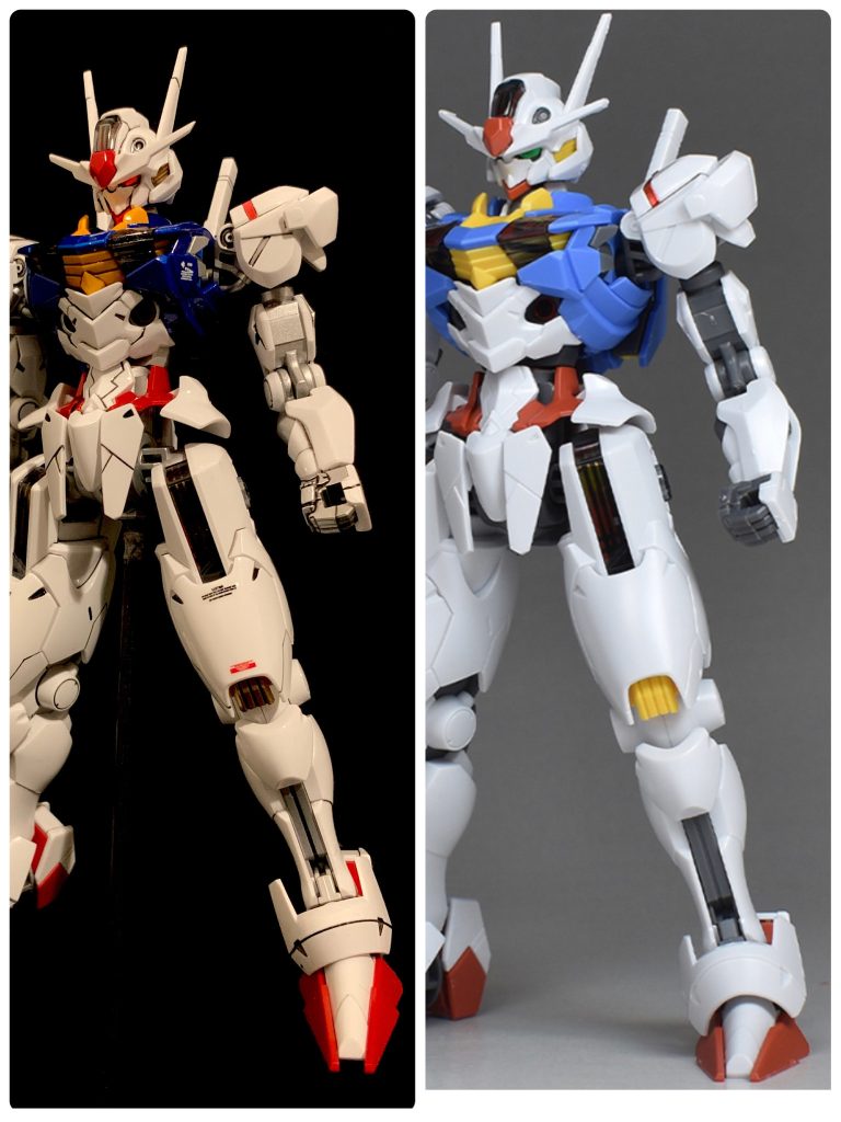 (素組みとの比較)