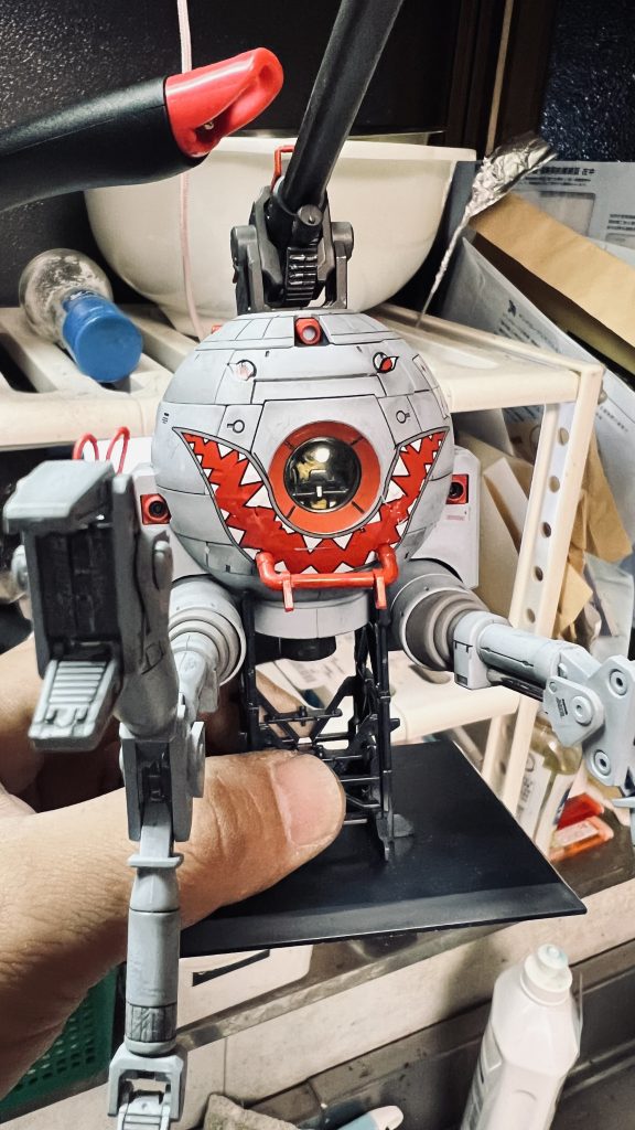 残念なことに口のデカール切れちゃいました💦