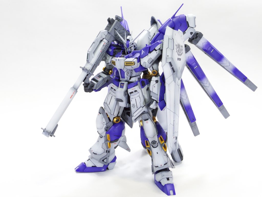 RG Hi-νガンダム–2枚目/制作者：gunplacraft