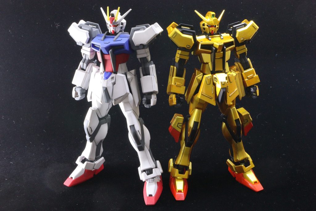 以前作ったストライクと一緒に