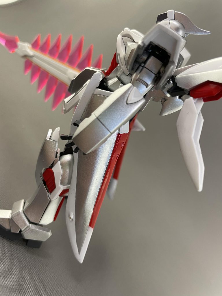 結構四苦八苦したサイドアーマのスクラッチ。大目に見てください。