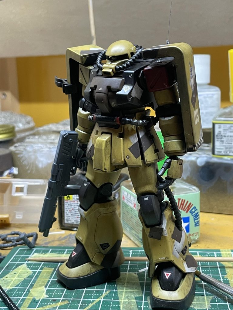 ウォッシング後の様子、、ここから、スポンジポンポンで更に汚れを