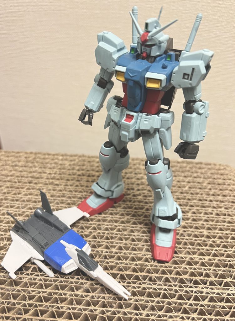 色の対比。うん、確かに青い。