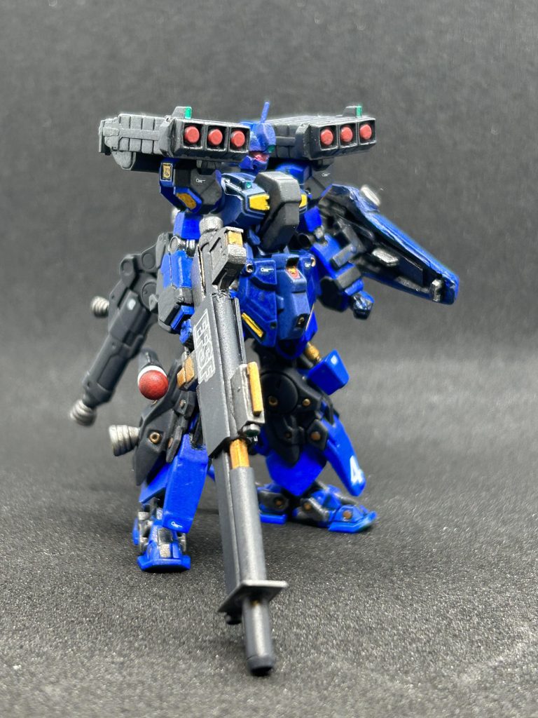 脳内設定ではユウ・カジマ専用機で、EXAMシステム搭載してるとんでもジェガンです、最強でしょ?