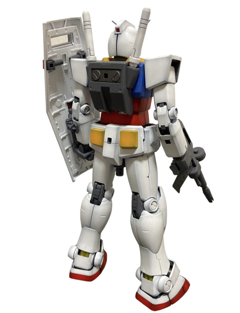 シールド裏はサボりました。今回はマスキングなし