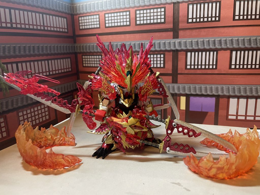 炎を纏って！今回刀たちは少々カラーリングを変えています。