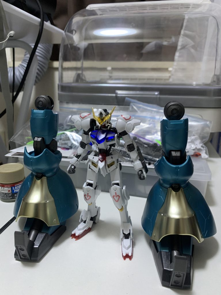 足だけでHGバルバトス埋まっちゃう🫢