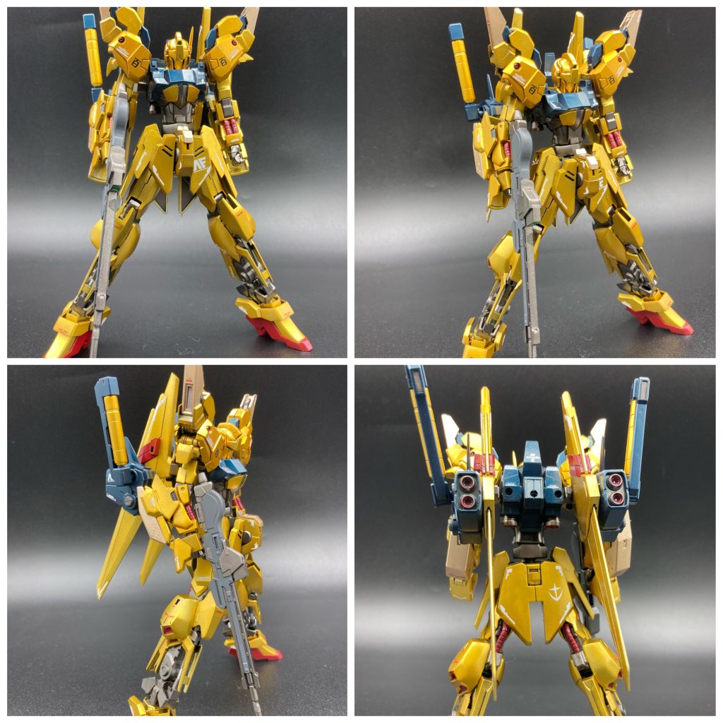 正面から!金色はほぼ全身キャンディ塗装しました!とっても美しいです!!感のいい方は肩を見て何か気づくかもしれません笑
