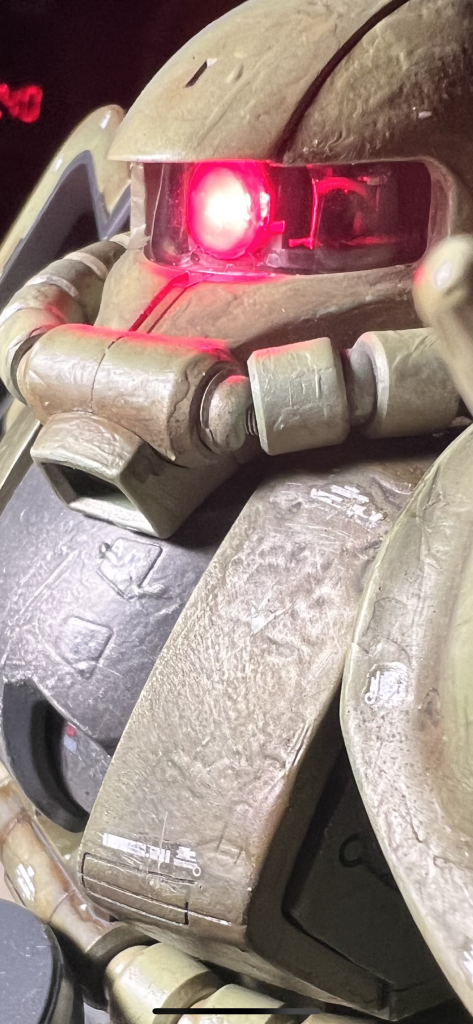 PG ザク なんちゃって鋳造塗装–2枚目/制作者：TK