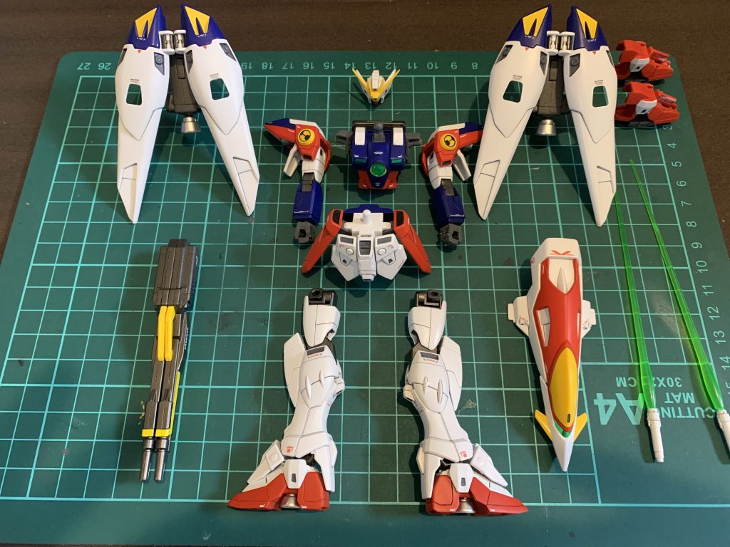 各パーツ完成。ここが一番ワクワクします笑