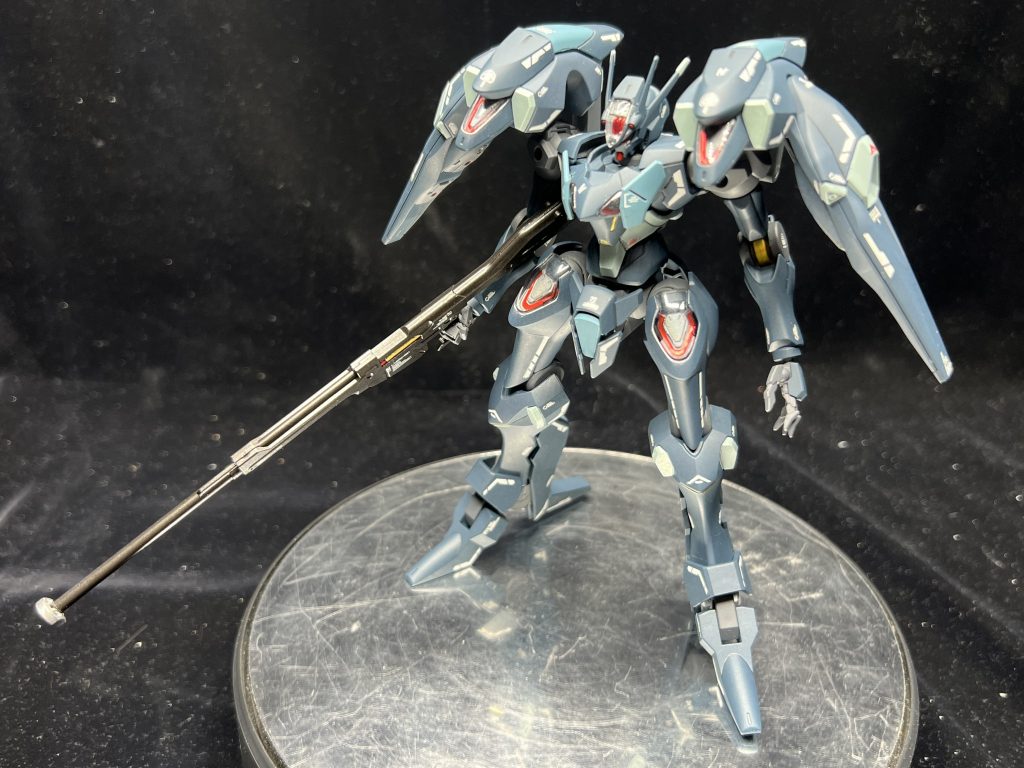 チンガードを外して素立ち。首を2.5㍉　胴体を1.5㍉延長してます👍