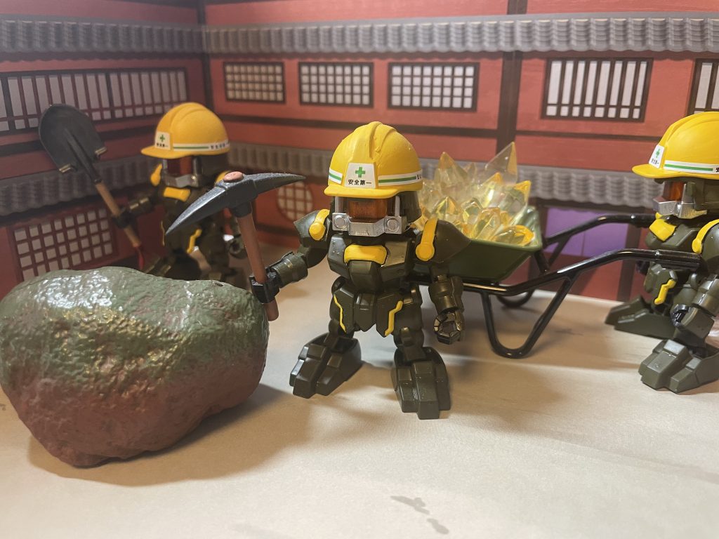 ついでなので、ガチャのコレクションより掘削担当