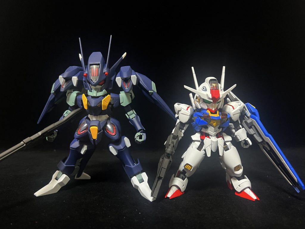 同じSDCSベースのエアリアルと比較！全高がエアリアルは18m。ファラクトは19m。だいたい合わせれたかな？と。