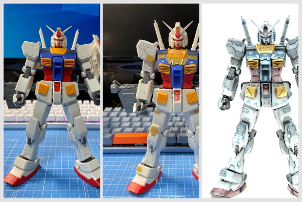 ビフォーと、工作後と、アフターです。