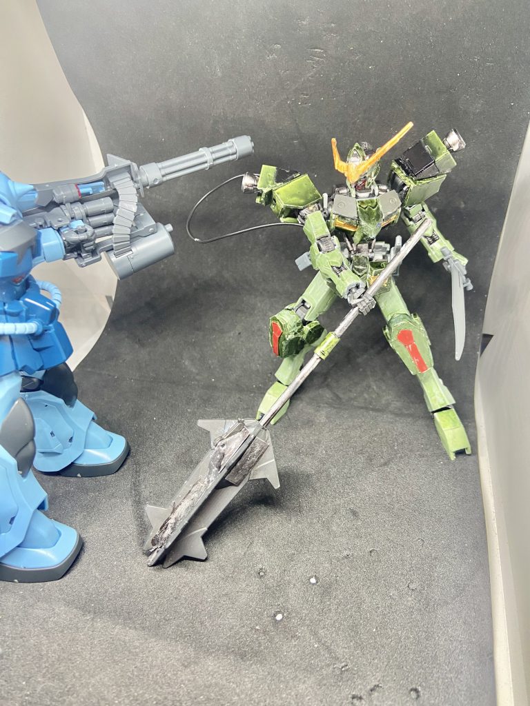 ここからは武装の紹介、まずはバルバトスの代名詞とも言えるメイス、いつもは太刀を使うんですが今回はメイスを選択しました。