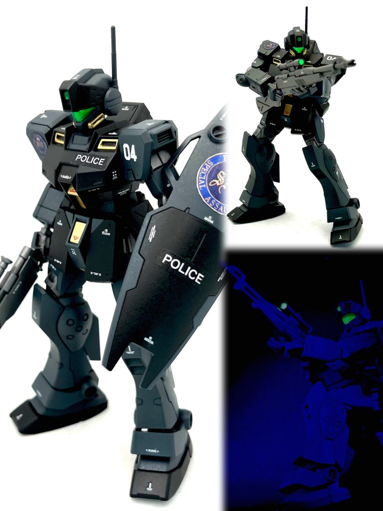 HG 1/144 ジムスナイパーⅡ 特殊急襲部隊(SAT)所属機–2枚目/制作者：@deguichi_one