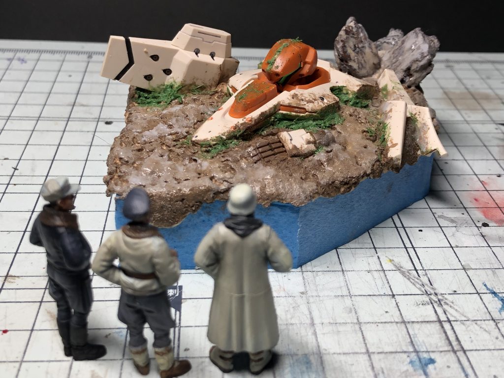 地面を作って…