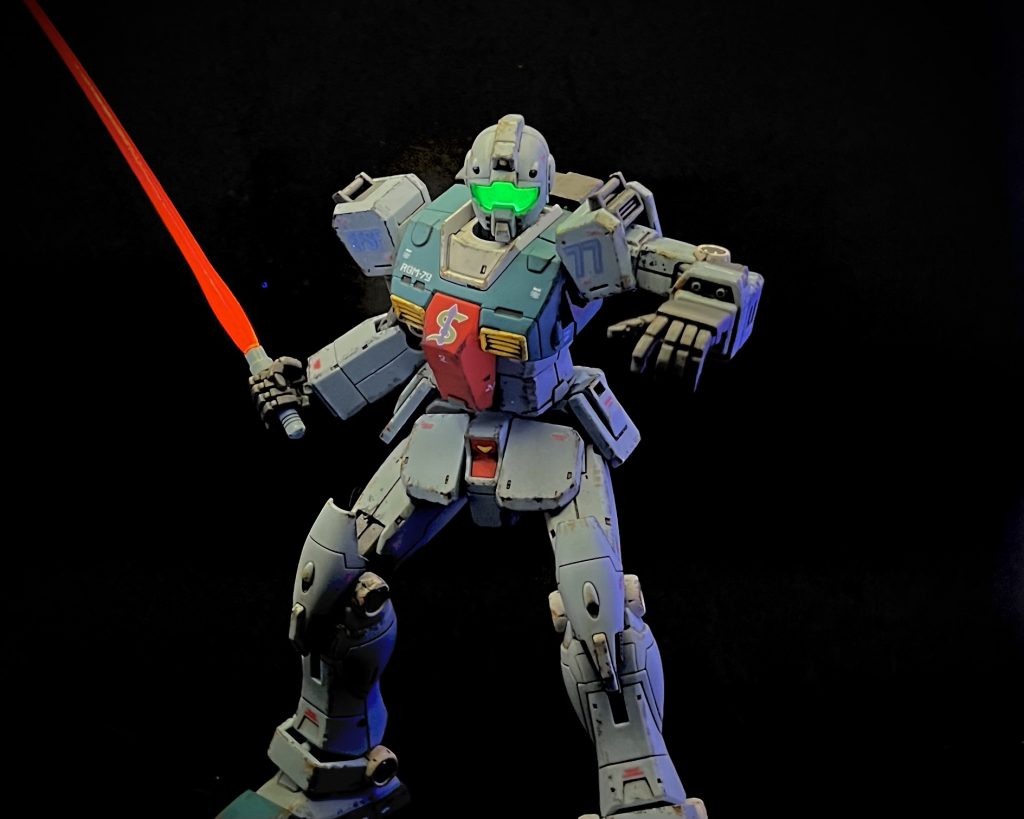 HG 1/144 ジム[スレッガー搭乗機］–5枚目/制作者：@deguichi_one