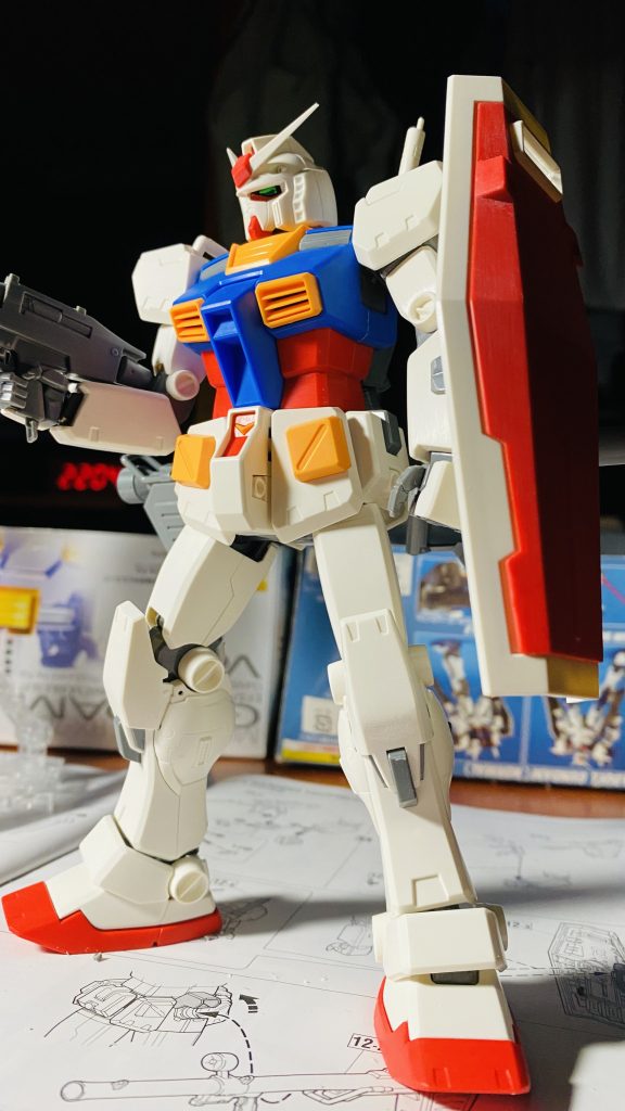 素組みは、……💦年代を感じるキットだった……