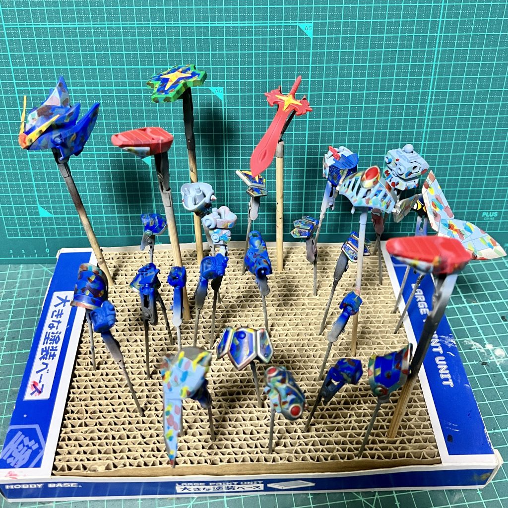 初めてのドッティングに挑戦。