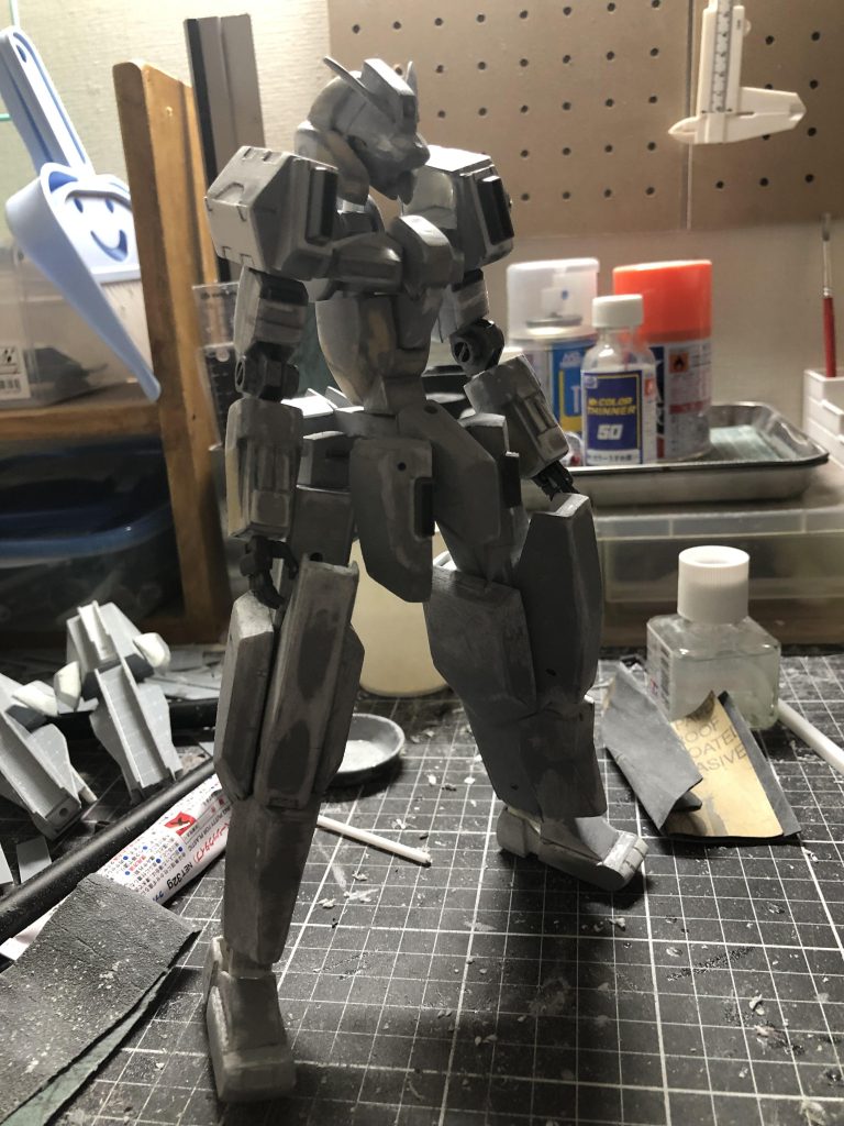 表面処理段階ではかなり時間がかかりました。