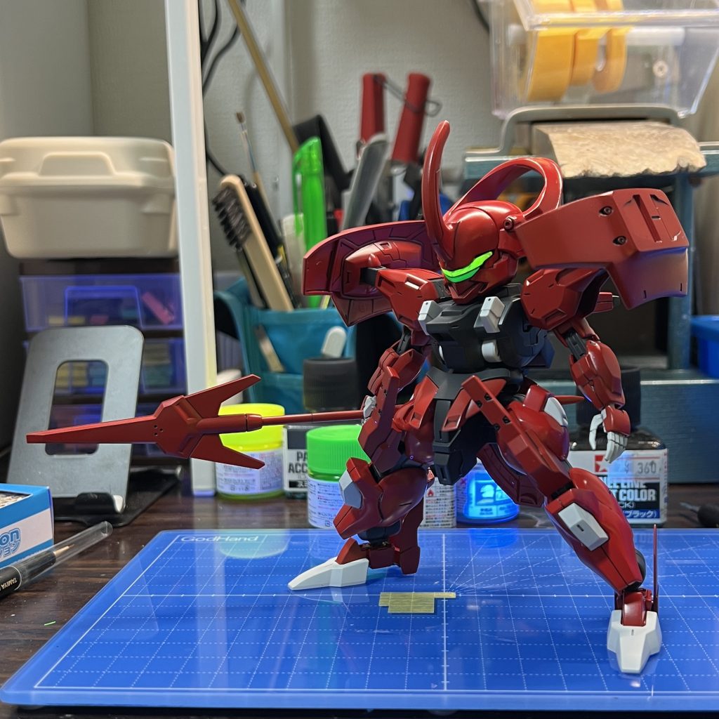 基本塗装とスミ入れが終わった状態