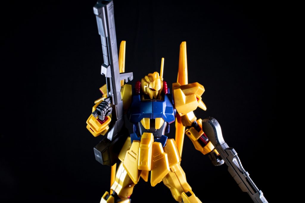 総評:もうめっちゃカッコいい…強さであれば出たての時代ですら標準なのに、こうも魅力的なのか… デザインが優秀すぎるので、ver.kaの様なデザイナー毎の百式なんかが合っても、絶対カッコいいだろうなぁ