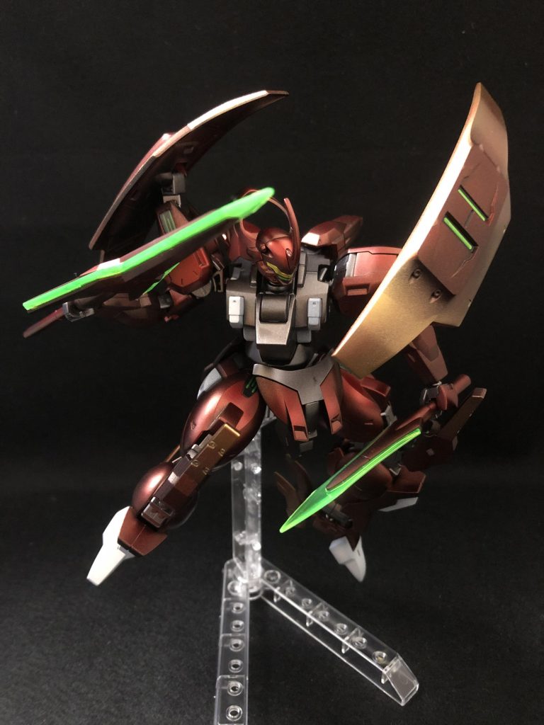 ガンダムマーカーエアブラシとサフでここまで綺麗に仕上がります