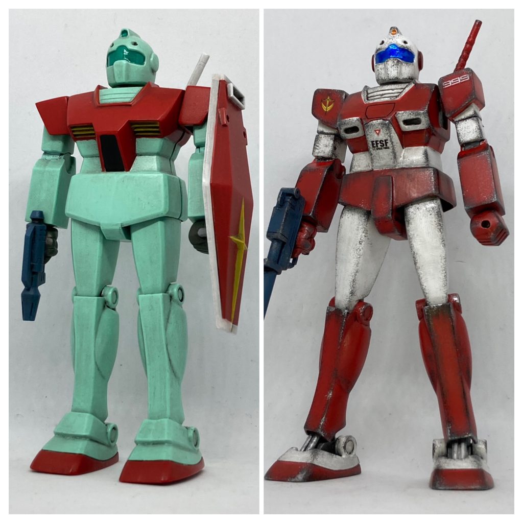 旧キット ジム 1/144 改修2–2枚目/制作者：kennyfm911