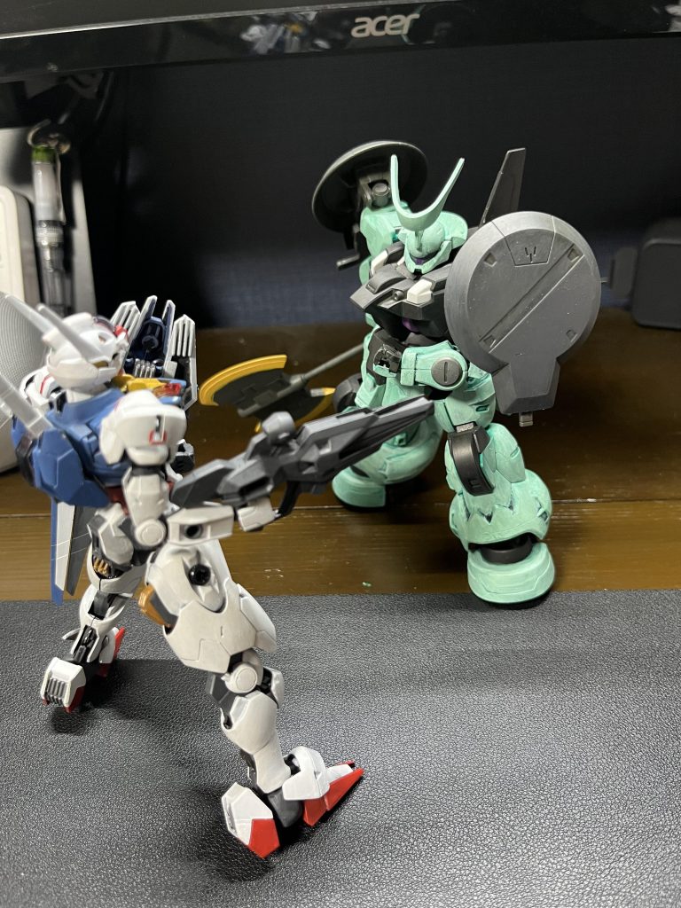 こんな対決なかったですが。